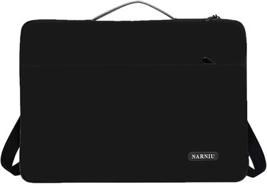 Сумка на плече для ноутбука 30,5 см (12 14 дюймів) і 16 дюймів, чохол для планшета та легка сумка для комп'ютерного ноутбука, чорн