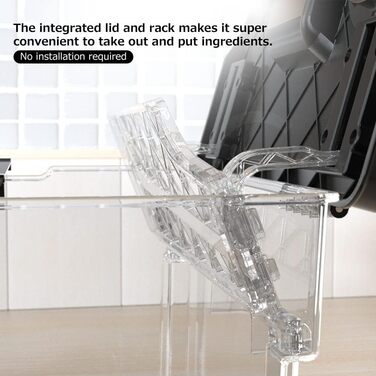 Контейнер Sous Vide з кришкою Контейнер Sous Vide зі стійкою 11 л для плити Sous Vide Stick кількох брендів підходить багатофункціональний дводверний прозорий полікарбонат без BPA