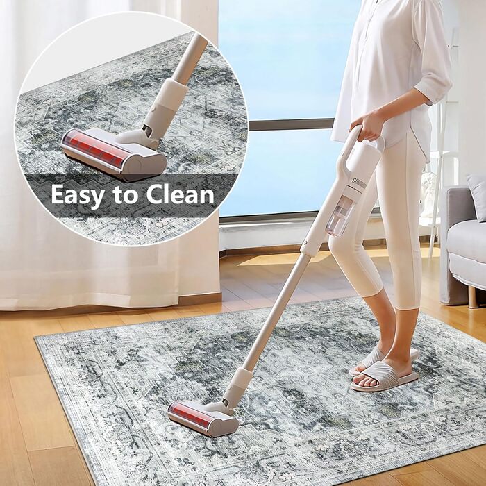 Захисний килимок для підлоги 120x150 см, килимок для стільців для дерев&39яних підлог, килимок для стільців у стилі бохо для твердих підлог, нековзний килимок для офісних стільців (сірий) 120x150 см сірий