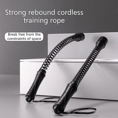 Гнучкі пружинні стрічки опору, еспандери, бойові скакалки, нарощування м&39язів, шнури, тренувальний гриф для дому, тренажерний зал, ергономічний, гнучкий, еспандер для рук, обладнання, 2 шт.