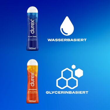 Набір гель-лубрикантів Durex Play Feel & Wärmend, 2 × 50 мл