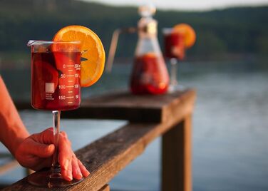 Періодичний посуд Склянка для вина - Лабораторна склянка для вина (набір 4) Набір 4