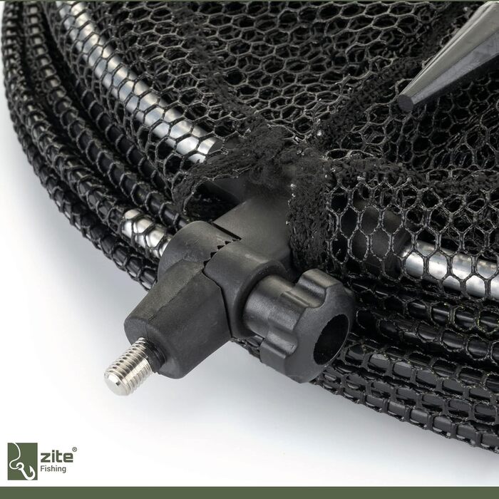 Гумований підсак Zite Fishing 3,50 м Риболовна сітка для лову стоячи з мішком та донною списою Гумований підсак, дружній до риби, риболовля з підсаком