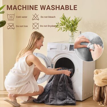 Електрична ковдра з автоматичним вимкненням, 130x180 см, 10 режимів нагріву та 8-годинний таймер автоматичного вимкнення, захисний пояс від перегріву, фланелевий чохол, який можна прати в пральній машині, гаряча ковдра для спальні, вітальні, офісу, темно-