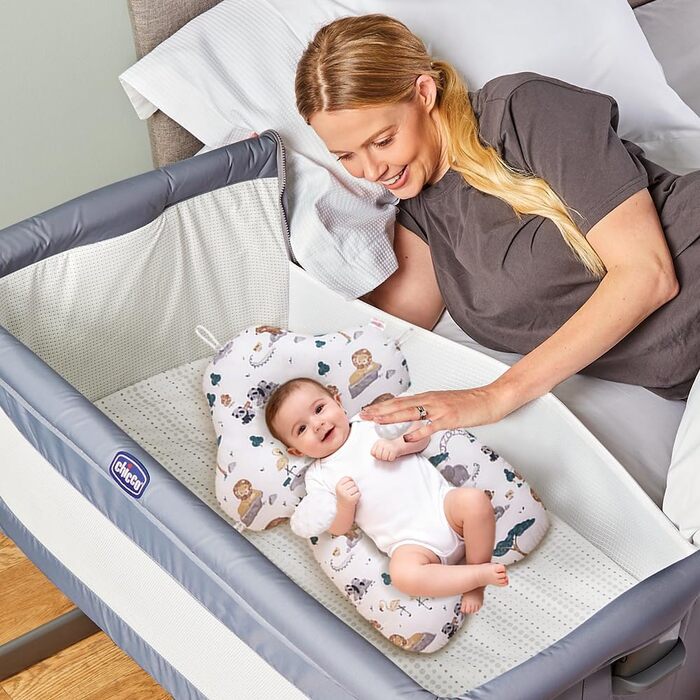 Позиціонуюча подушка, подушка для підтримки голови при синдромі плоского голова, 65 x 42 см, U-подібна позиціонуюча подушка, регульований допоміжний пристрій для позиціонування голови та тіла, можна прати.