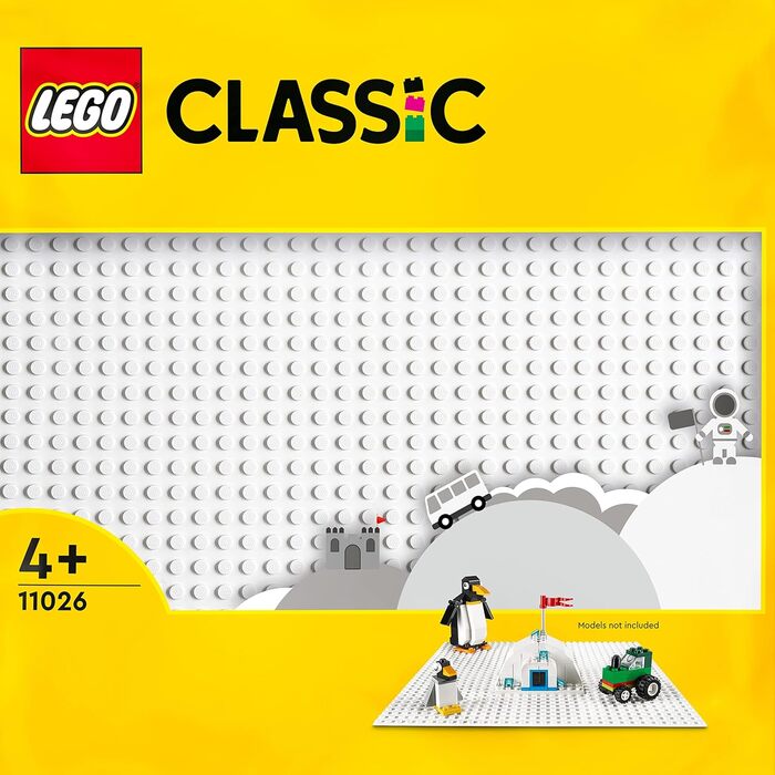 Конструктор LEGO Classic 11025 і 11026, синя та біла базові пластини