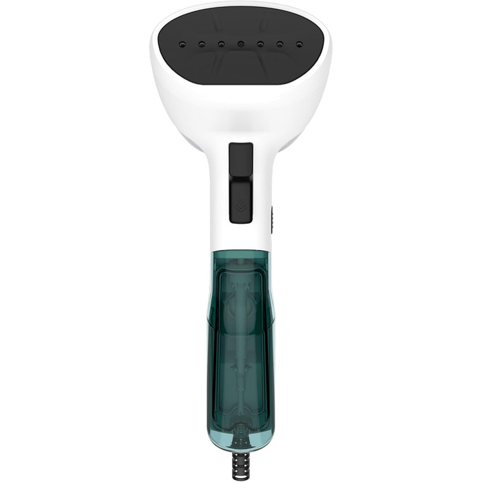 Перша парова щітка 1300 Вт безперервна подача пари 20 г/хв. швидкий час нагрівання дуже легкий 850 г білий/зелений Зелений одинарн