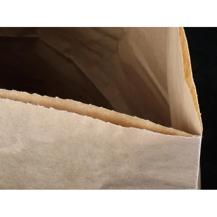 Паперові пакети для сміття, 120 літрів, 2-шарові, 70 г/м, 25 шт. , 95x70x25 см, коричневі