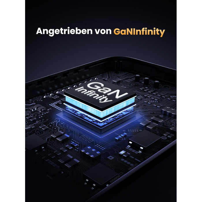 Адаптер живлення з 3 шт. USB-C портом швидкої зарядки Компактний зарядний пристрій, сумісний з MacBook Pro/Air, ноутбуком HP, iPad