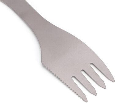 Набір посуду для кемпінгу Yctze Ti, 3-в-1 виделка-ложка-різак, легкий, багаторазовий набір посуду для вулиці, компактний для походів, подорожей, пікніків