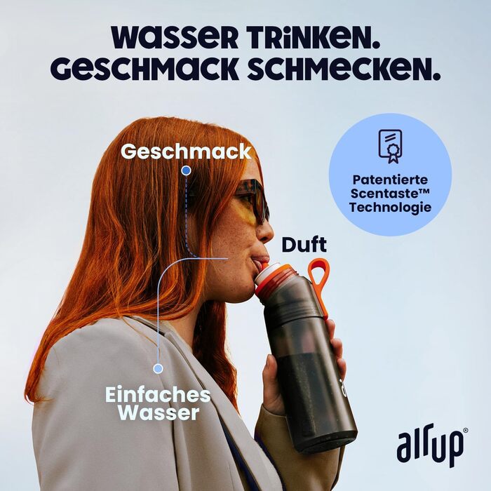 Повітряна пляшка Gen2 Starter Set Original, включаючи стручки з 5 смаками I пляшка для пиття 600 мл зі смаком, без цукру I можна м