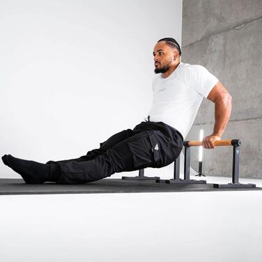 Паралельні тренажери GORNATION, включаючи стрічку для захоплення, обладнання для калістеніки для стійки на руках та віджимань, ручки для віджимань з дерев&39яними ручками/грифами, перекладини для віджимань для домашнього та на свіжому повітрі MAX