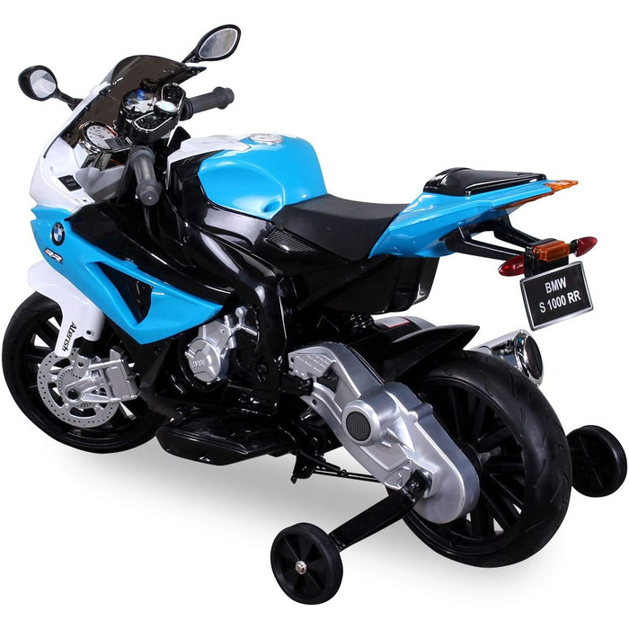 Дитячий електричний мотоцикл BMW S 1000 RR JT528 Ліцензійний -12 Вольт 7 AH акумулятор - 2 x 12 Вольт 35 Вт двигун - Електричний м