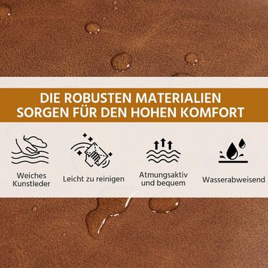 Сучасне крісло Yaheetech з вигнутою спинкою та дерев&39яними ніжками, м&39яке крісло-реклайнер, крісло для телевізора з підлокітниками, одномісний диван, комфортне сидіння, ретро-коричневий колір, поліуретан