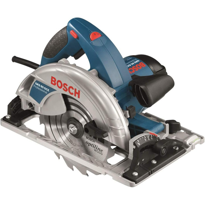 Лобзик Bosch Professional GKS 65 GCE (у комплекті з адаптером для витягування, шестигранним ключем SW 5, 1 пиляльним диском Optili