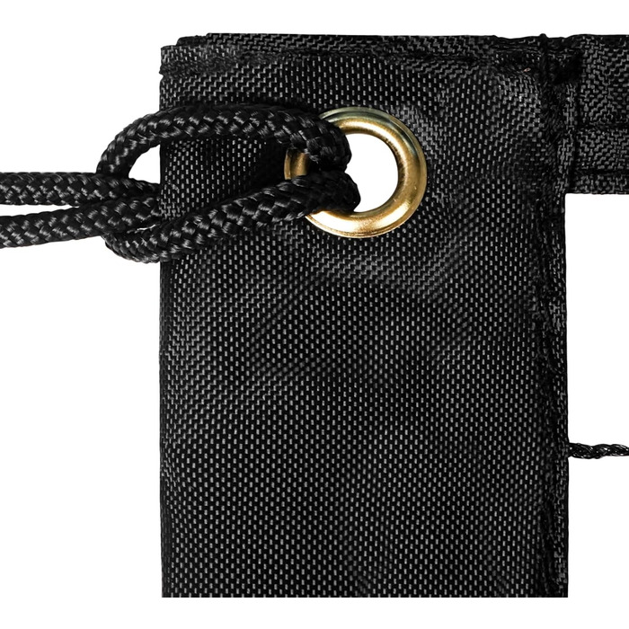 Волейбольна сітка Aoneky 9,5 м для критої, відкритої, садової, пляжної чи басейнової гри – чорна сітка з натяжними мотузками, змінна