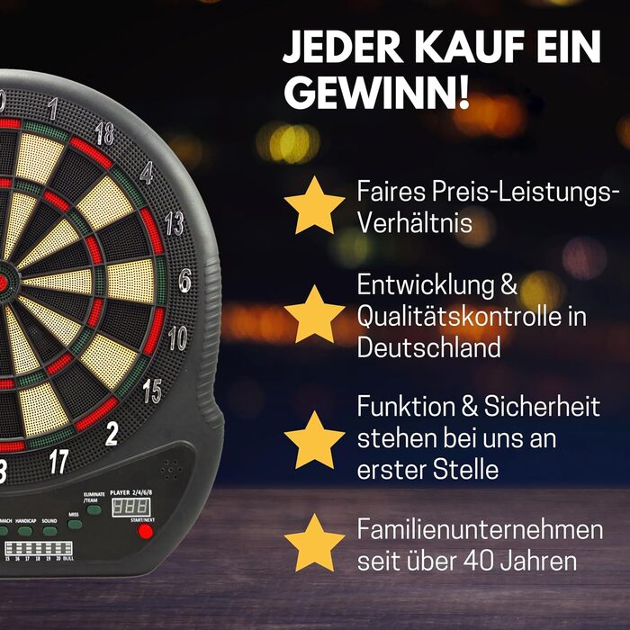 Найкращий спортивний електронний дартс у Блекпулі Електронний дартс зі світлодіодними дисплеями Електронний дартс з 12 дротиками та запасними наконечниками Високоякісний дартс-машина для 8 гравців