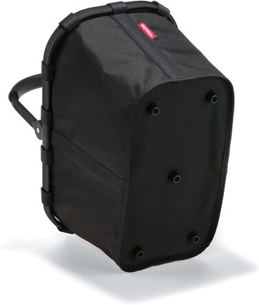 Сумка для перенесення в чорному кольорі - Міцний кошик для покупок з великою кількістю місця для зберігання та практичною внутрішн