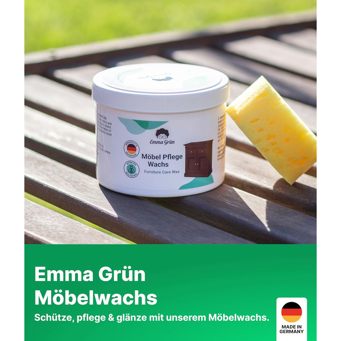 Безбарвний для полірування меблів 500 мл З БДЖОЛИНИМ ВОСКОМ - Меблевий віск безбарвний для догляду за меблями Водостійкий - Антикв