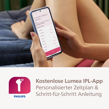 Пристрій для видалення волосся Philips Lumea IPL серії 8000 - Пристрій для видалення волосся з технологією SenseIQ, 4 насадками та тримером Satin Compact Correction (модель BRI949/00)