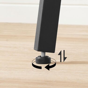 Барний стіл HOOBRO на 2 рівні, високий бістро-стіл, невеликий стоячий стіл з 2 стільницями, кухонний стіл, балконний стіл, для вітальні, конференц-залу, бару, рустикальний коричневий та чорний EBF51BT01