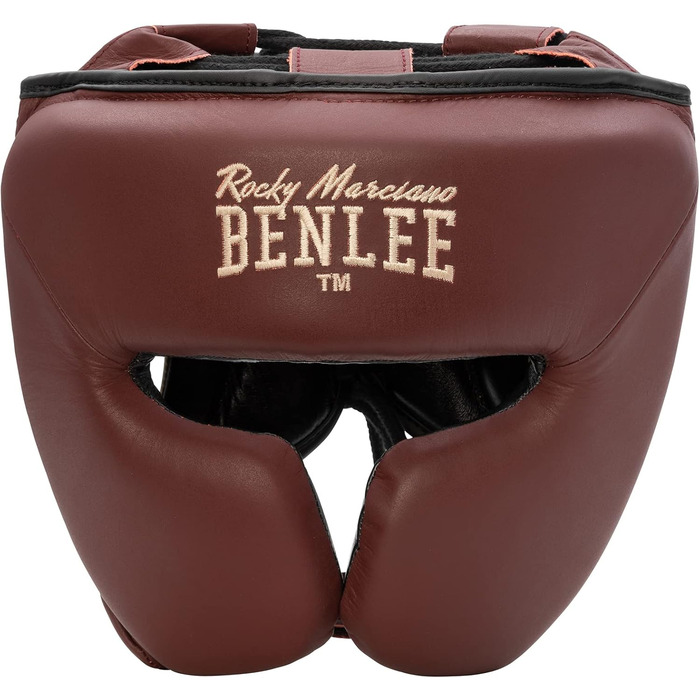Шкіряний захисник для голови BENLEE Berkley, винний, розмір S/M