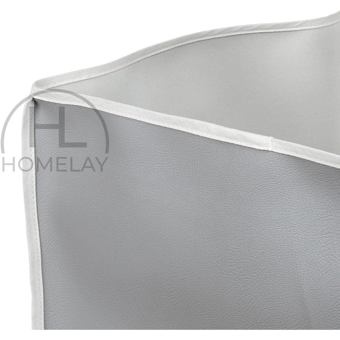 Захисний чохол HOMELAY високої якості, сумісний з Monsieur Cuisine Connect і Plus. Ручної. Матеріал Синтетична шкіра, брудовідштовхувальна, антибактеріальна. Кольорова обкладинка (сіра)