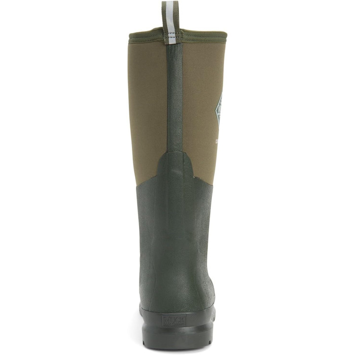 Чоботи Muck Boots унісекс, захисні гумові, сталеві, розмір 46 EU, зелені, мохові, шт.