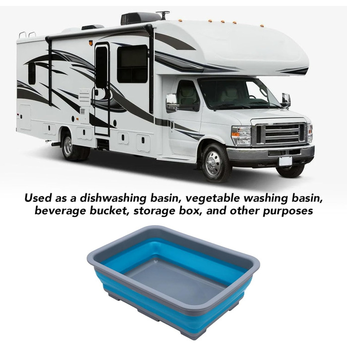 Складана раковина Haofy, легка, портативна, для кемпінгу, пікніка, кухні, кемперів, човнів