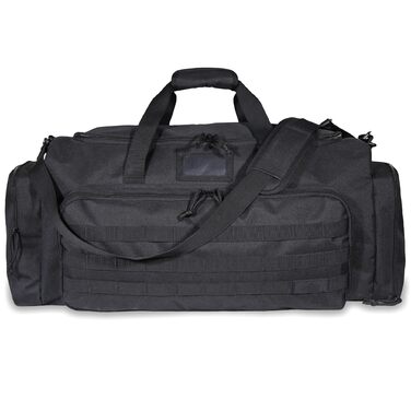 Суперякісна велика дорожня сумка об&39ємом 65 літрів, вантажна сумка з осіннім верхом для спортивного спорядження, лижного спорядження та обладнання, міцна та довговічна (чорна)