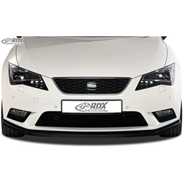 Кріплення переднього спойлера Seat Leon 5F SC/5-door/ST 2013- excl. FR/Cupra (ABS Black глянцевий)