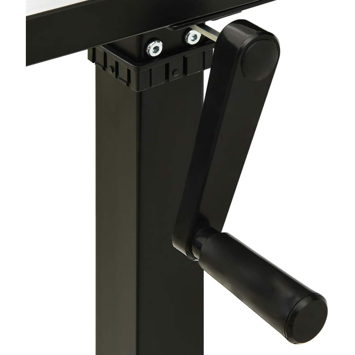 Каркас столу Tiyard, Ручне регулювання висоти, Каркас столу з ручним керуванням, Робочий стіл, Каркас столу, Каркас столу, Чорний