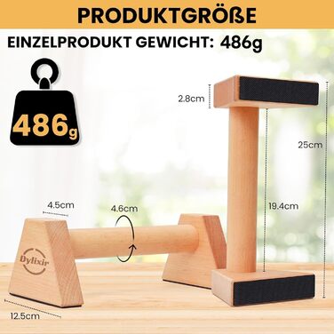 Ручки для віджимань, 2 перекладини для віджимань, дерев&39яні паралелети, ручки для віджимань, що покращують стан суглобів, обладнання для калістеніки, обладнання для домашнього фітнесу, стійка на руках та віджимання, модель S