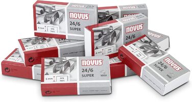 Степлер Novus (для суперофісного степлера HK 24/6 DIN, 100 коробок по 1000 скоб) 040-0026