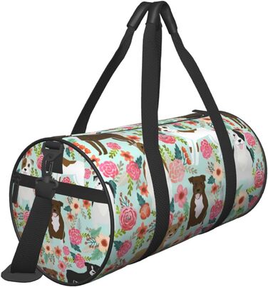 Спортивна сумка, дорожня сумка, з принтом тварин, сумка на нічліг, чорна, універсальний розмір, сумка для подорожей