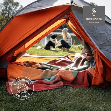 Пухнаста флісова ковдра biederlack з чистої бавовни в клітинку Зроблено в Німеччині ko-Tex, зроблено в зеленому кольорі Барвиста картата ковдра зі 100 бавовни Ковдра для дивана 150x200 см Вироблено за принципами сталого розвитку