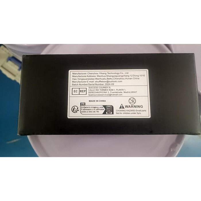 Автоматичний змішувач карт Shufflebox S1 з акумулятором 2000mAh, безшумна машина для перемішування двох колод, компактний розмір
