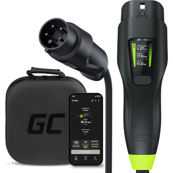 Електромобілі Мобільний зарядний пристрій Wallbox 11kW 7m EV Тип 2 до CEE 16A з додатком e-Car Домашня зарядка без Wallbox 2in1 Су