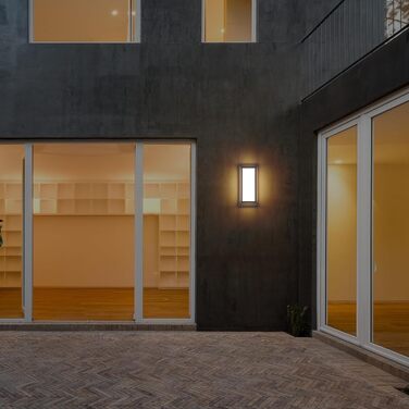 Вуличний настінний світильник Klighten E27 Цоколь, Макс 60 Вт, Сучасний зовнішній настінний світильник Зовнішній інтер'єрний насті