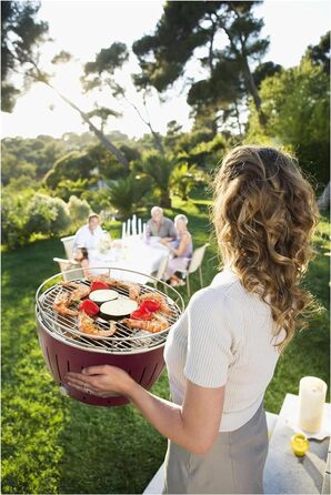 Вугільний гриль/настільний гриль з низьким рівнем димлення та USB-підключенням, 435