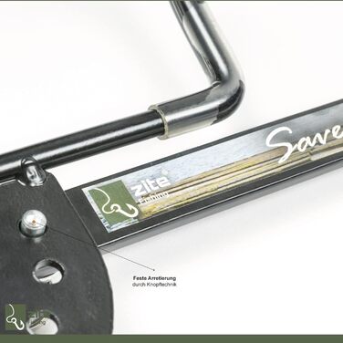 Тримач для вудки Zite Металевий та регульований - Стабільна підставка для поплавкових вудок - Міцна підставка для вудки/плавучий тримач для вудки, Тримач для вудки, Тримач для вудки, Рибальська підставка