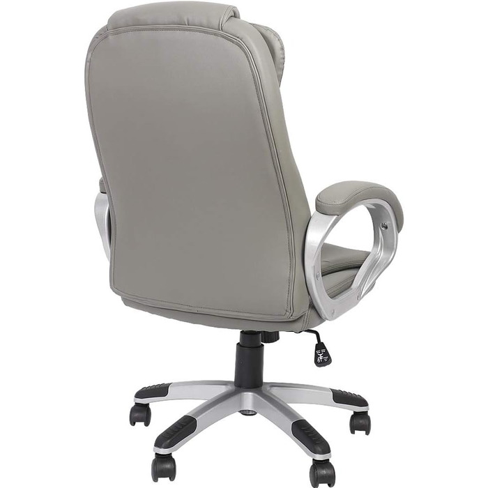 Офісне крісло Mucola з підлокітниками, ергономічне крісло керівника, ігрове крісло зі спинкою та вбудованим підголівником Вантажопідйомність 120 кг, регульована висота Робоче крісло, офісне крісло, комп&39ютерне крісло, обертове крісло