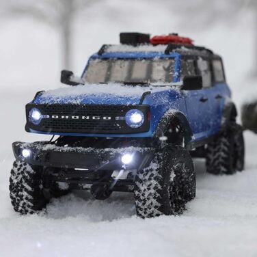 Радіокерований позашляховик Axial SCX24 1/24 2021 Ford Bronco 4WD Brushed RTR (Готовий до використання), Синій, AXI00006T3