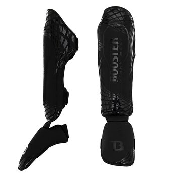 Щитки для гомілок Booster Fightgear Cube Black - Щитки для гомілок, муай-тай, ММА, кікбоксингу, бойових видів спорту та спарингу