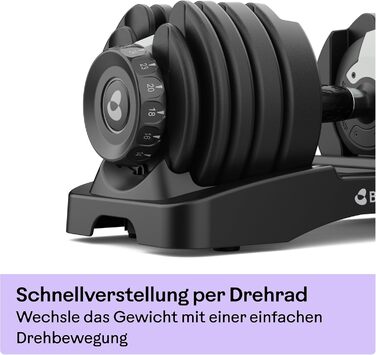 Серія регульованих ваг Bowflex SelectTech Компактна система гантелей та гір заліза 52, 90, 552i, 1090i та 840 для силових тренувань вдома НОВИНКА Одинарна гантель 52 (224 кг)