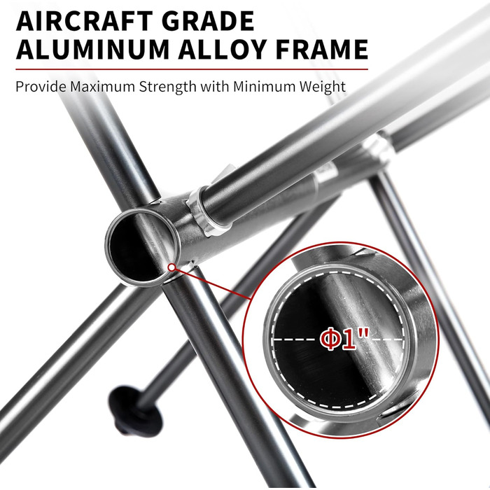 Крісло Naturehike, кемпінгове крісло, надлегке складне крісло, невелика вага 150 кг, для риболовлі, пікніка, походів на свіжому повітрі (чорне)