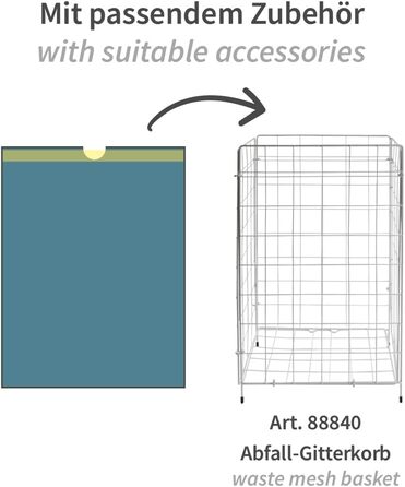 Сміттєві пакети Franz Mensch на 75 предметів, 120 л зі шнурком, LDPE, сині, стійкі до розриву, рулонні, для утилізації відходів, приблизно 45 мкм