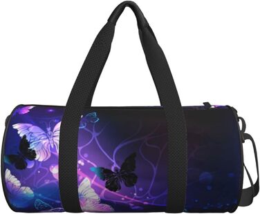 Дорожня сумка-циліндр з квітковим візерунком, спортивна сумка для чоловіків та жінок, сумка-мішок, спортивна сумка