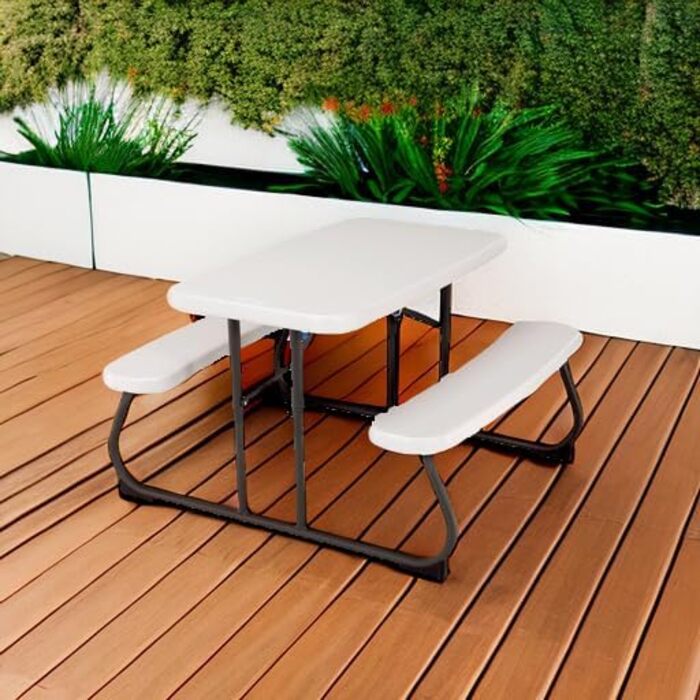 Стіл для пікніка LIFETIME, легкий, складаний, бежевий