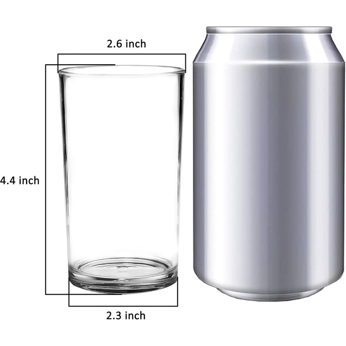 Стаканчики для пиття Youngever 9 упаковок по 300 мл, багаторазові стакани для води, пластикові стакани, багаторазові пластикові ст